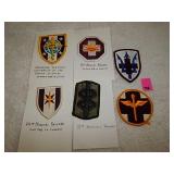 6 Various Military Patches