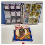 Baseball Cards Binder & Play Ball Plaque