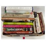 Box of Cookbooks