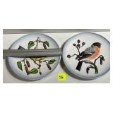 Vtg Goebel Wildlife Plates Decor