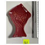 Vtg Morton Art Pottery Fish Spoon Rest