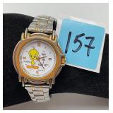 Vtg Warner Bros Tweety Bird Watch Armitron