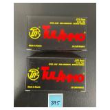 2 TulAmmo .223 REM 55 GR. FMJ 20cartridges