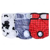 Avont 3 Pack Washable Female Dog Diapers