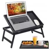 Artmeer Bed Tray Table Breakfast Food Tray with