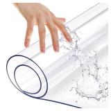 Clear PVC Table Cover Protector Plastic Table