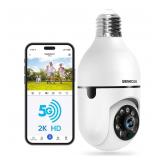 OFFSITE WESECUU Light Bulb Security Camera  5G
