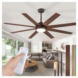 65 Inch Ceiling Fans with Lights and Remote