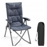EVER ADVANCED Folding Camping Recliner Chair