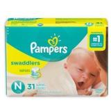 Pampers Diapers Swad S0 Jumbo 4X31EA