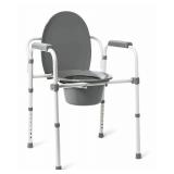 Medline Commode  3 in 1  steel  Microban