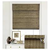 LazBlinds No Tools No Drill Cordless Bamboo Roman