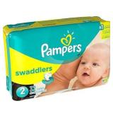 Pampers Swaddlers Diapers  Size 2  32 Count