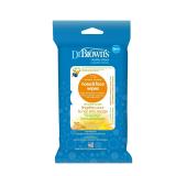 Dr  Brown Natural Flow Nose and Face Wipes 30 Pack