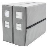 Linen Closet Bed Sheet Organizer  2 pack