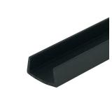 Outwater Plastics Black 3 4   Styrene Plastic U