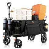 Navatiee Collapsible Folding Wagon  Heavy Duty