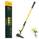 Weed Puller Tool  50IN Long Handle 4 Claws Stand