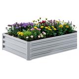 Metal Raised Garden Bed Outdoor for Vegetables