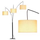 Brightech Trilage Arc Floor Lamp for Living Room