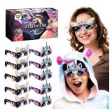 12 Pack Solar Eclipse Glasses Kids AAS Approved