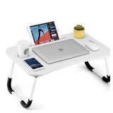 Foldable Laptop Table  Portable Lap Desk Bed