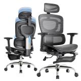 Ergonomic Office Chair  Adaptive Lumbar Support