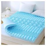 HUXMEYSON Cooling Mattress Topper Queen  7 Zone