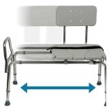 19  L  Smooth  Aluminum  Plastic  Bench  Textured