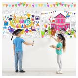 2 Pack Graduation Giant Coloring Poster Grad Big