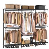 Clothes Rack  Portable Closet  80 7 Inch Extra