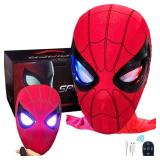 SpiderHero Mask Moving Eyes  Spiderman Mile