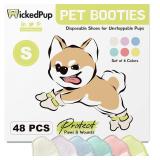 WICKEDPUP Pet Booties for Dogs   Cats  48ct