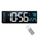 16 2 Inch Large Display Wall Clocks  LED Digital