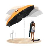 Beach Umbrella 6 5FT Portable   Patio Umbrella