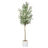 Faux Olive Tree 7ft   Realistic Olive Trees