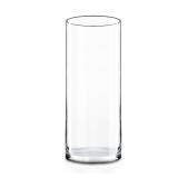 CYS EXCEL Cylinder Clear Glass Vase  H 16  D 6