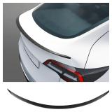 Real Carbon Fiber Rear Spoiler with Center