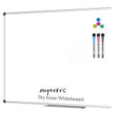 XBoard Large Magnetic Dry Erase Whiteboard 48 x