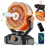 Misting Fan Portable  2 Mist Modes 180ml Water