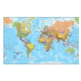 Maps International Giant World Map Poster   Mega