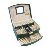 Jewelry Organizer  2 Layers Jewelry Box  PU