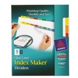 3pk Index Maker Print   Apply Clear Label