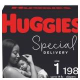 Huggies Special Delivery Diapers  Size 1  198 Ct