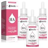 DEBAIY 3 Pack Rose Hyaluronic Acid Serum for Face