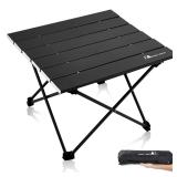 MOON LENCE Folding Outdoor Aluminum Camping Table