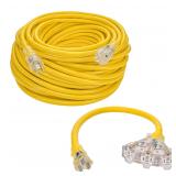 Clear Power 150ft 12 3 SJTW 15amps Yellow Outdoor