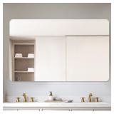 Mirrorons 48 x 30 Frameless Bathroom Mirror