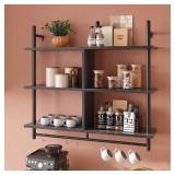 Bestier Kitchen Shelves Wall Mounted Floating