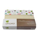 OsoCozy Prefold Unbleached Cloth Diapers   Infant